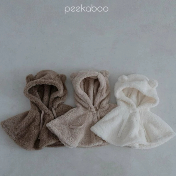 小熊斗篷米色 image 1 of 0