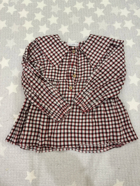 長袖上衣（Red & Black Gingham） image 1 of 0