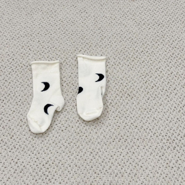 捲邊襪 - Navy Moons 0/1y image 1 of 0