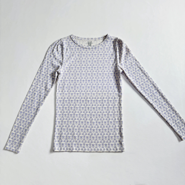 Pouf Tee in Folklore Print / Bergamot image 1 of 0