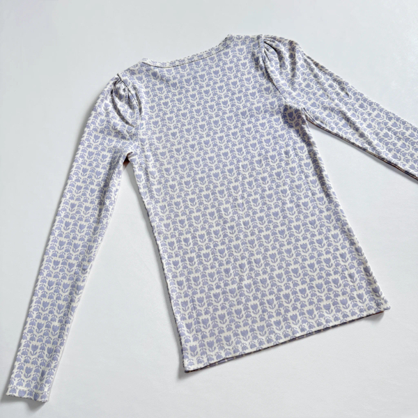 Pouf Tee in Folklore Print / Bergamot image 1 of 0