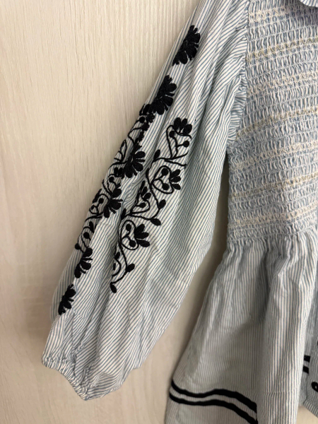 長袖刺繡洋裝 image 1 of 0