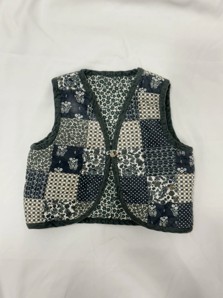 Bay Waistcoat - Patchwork Print Floral image 1 of 0