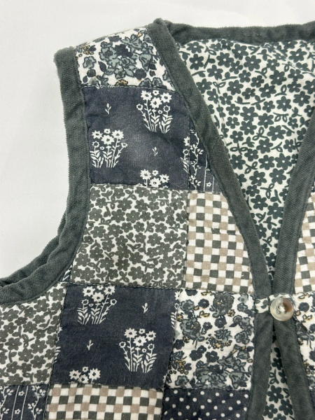 Bay Waistcoat - Patchwork Print Floral image 1 of 0