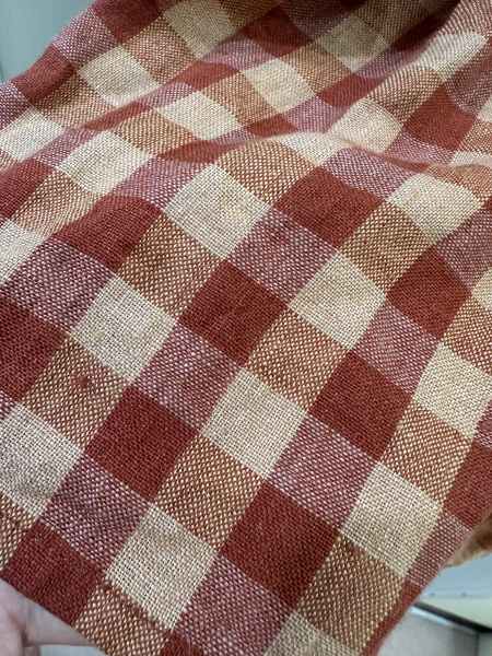 紅色格紋吊帶裙 image 1 of 0