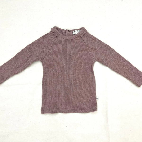 細坑條藕色上衣 image 1 of 0