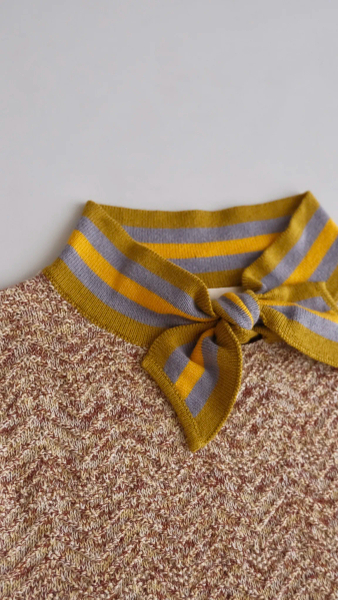 Chevron Elsa Top - Cedar Marl image 1 of 0