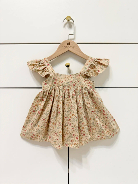 小飛袖上衣-Cream Florals image 1 of 0