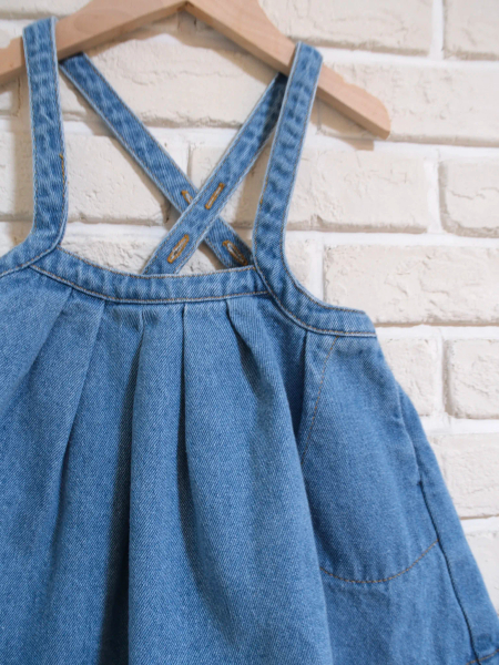 The Oversized Denim Pinafore image 1 of 0