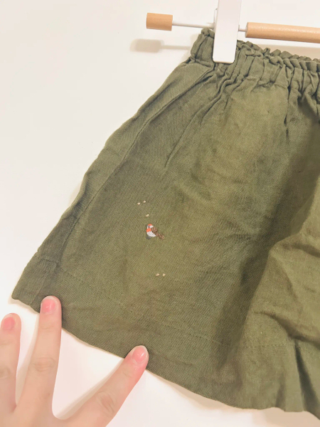 短裙+robin刺繡 image 1 of 0