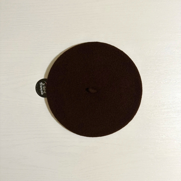 兒童 Kids Classic Beret Chocolate Brown image 1 of 0