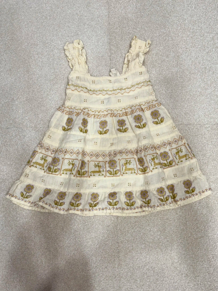 背心刺繡裙 image 1 of 0
