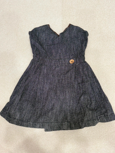 牛仔背心洋裝 image 1 of 0
