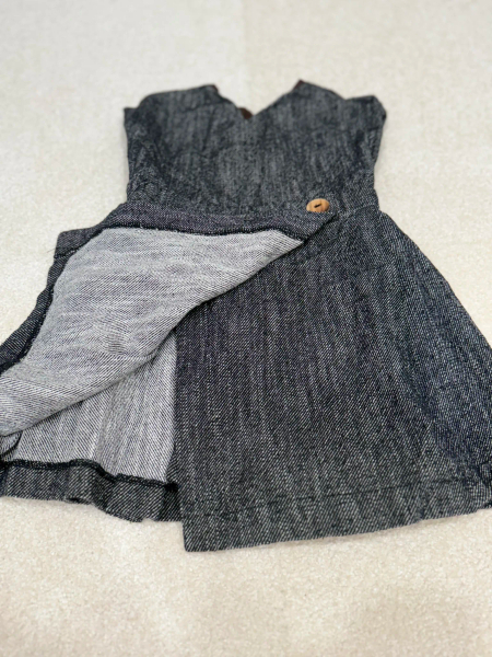 牛仔背心洋裝 image 1 of 0