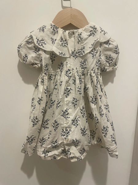 印花波浪洋裝 image 1 of 0