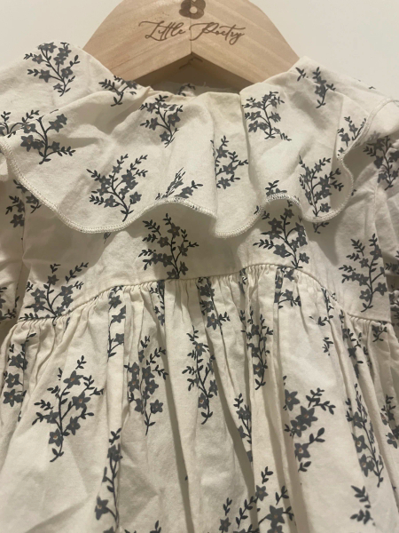 印花波浪洋裝 image 1 of 0