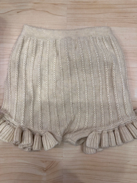 荷葉針織短褲 image 1 of 0