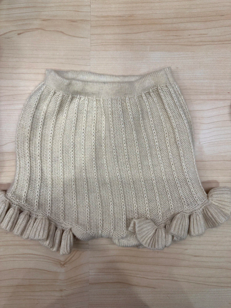 荷葉針織短褲 image 1 of 0