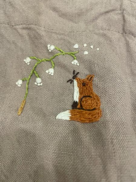 狐狸刺繡吊帶裙 image 1 of 0