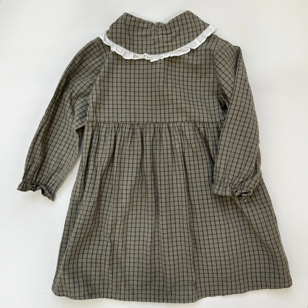 FAZO彼得潘格紋連身洋裝 image 1 of 0