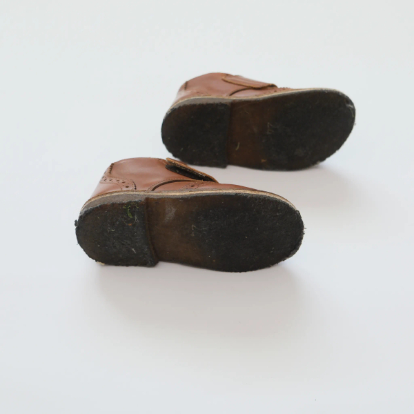 牛津雕花高筒皮鞋 - 深棕 image 1 of 0