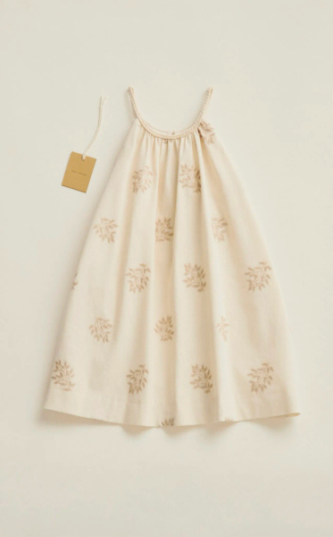 波西風編織肩帶刺繡洋裝/絕版 image 1 of 0