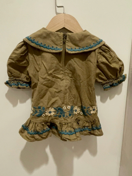 墨綠刺繡小花套裝 image 1 of 0