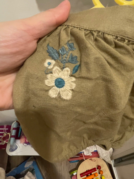 墨綠刺繡小花套裝 image 1 of 0