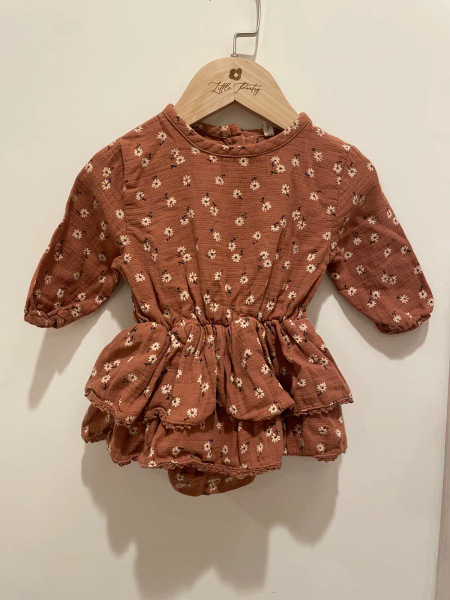 小花綿紗連身衣 image 1 of 0