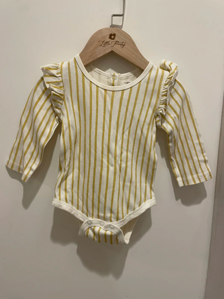 黃色條紋包屁衣 image 1 of 0