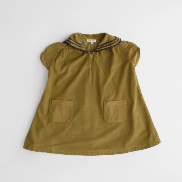 LAILA GIRL DRESS萊姆燈 芯絨水手領洋裝 image 1 of 0