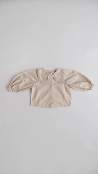 Little Cotton Clothes | Helga Blouse - Chalk image 1 of 0