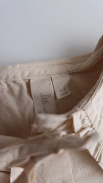 Little Cotton Clothes | Helga Blouse - Chalk image 1 of 0
