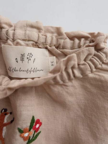 PARACHUTE TUNIC袖長袖上衣小詩洋行x壘摳限定刺繡 image 1 of 0