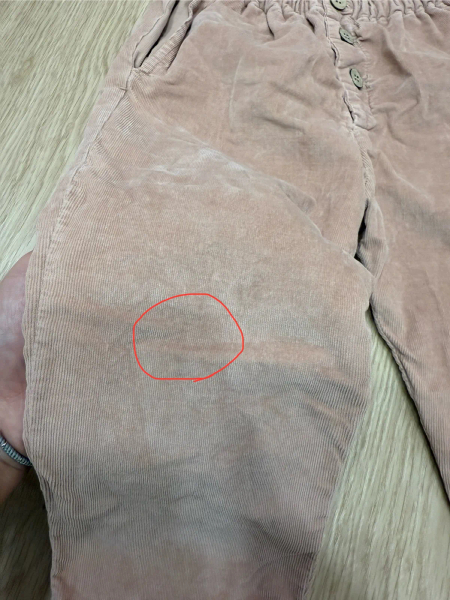 高領條紋上衣+細燈芯絨長褲 image 1 of 0