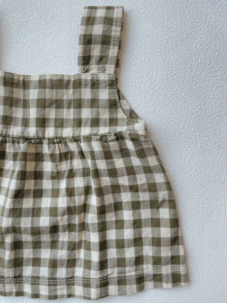Olive Gingham Dolce Top image 1 of 0
