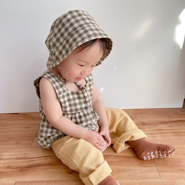 Olive Gingham Dolce Top image 1 of 0