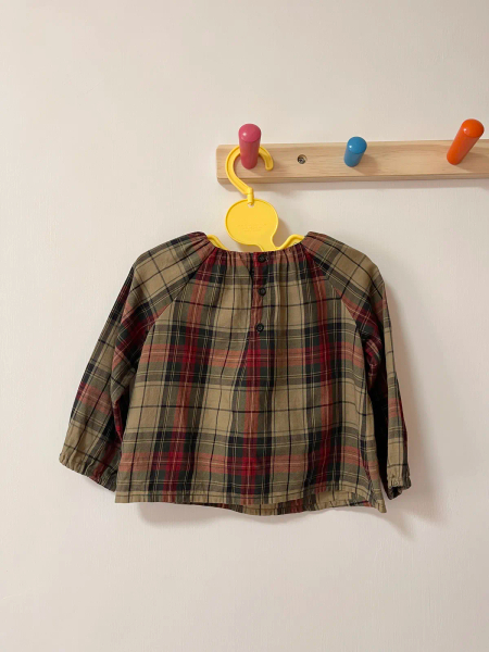 格紋蝴蝶結上衣 image 1 of 0
