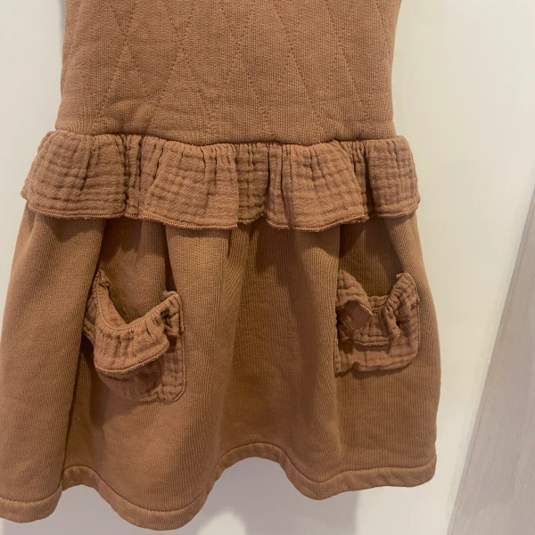 厚棉吊帶洋裝 image 1 of 0
