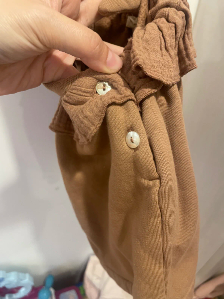 厚棉吊帶洋裝 image 1 of 0