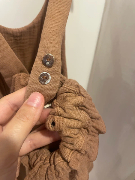 厚棉吊帶洋裝 image 1 of 0