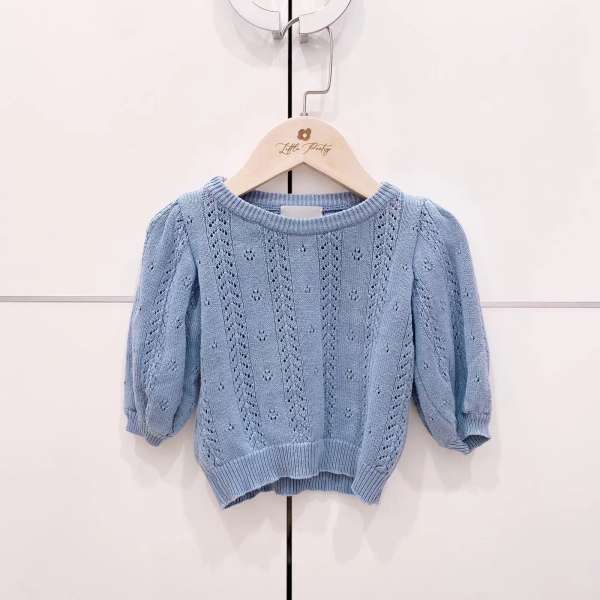 Mipounet 莫蘭迪藍針織 set  image 1 of 0