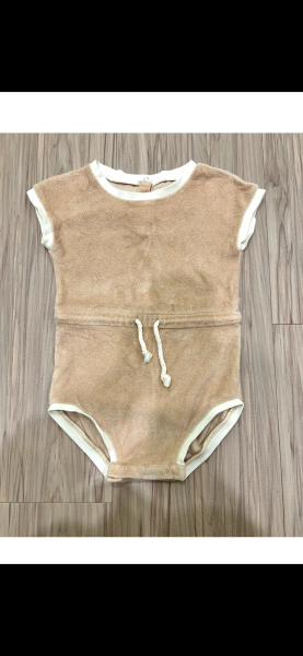 Quincy Mae 有機棉包屁衣BLUSH image 1 of 0