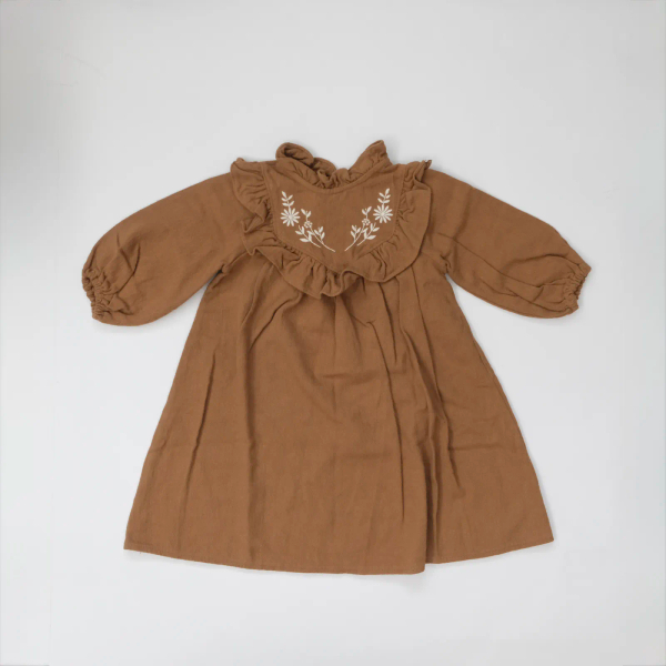 刺繡花瓣洋裝（女寶款） image 1 of 0