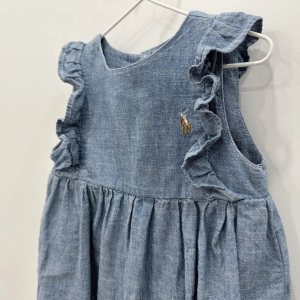荷葉邊牛仔燈籠褲 image 1 of 0