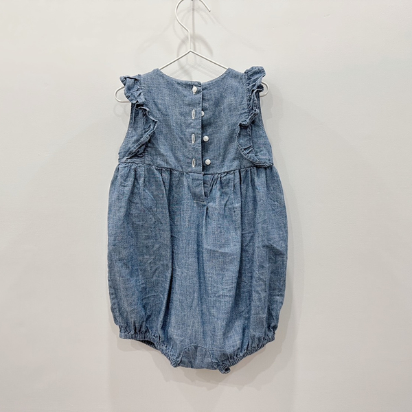 荷葉邊牛仔燈籠褲 image 1 of 0
