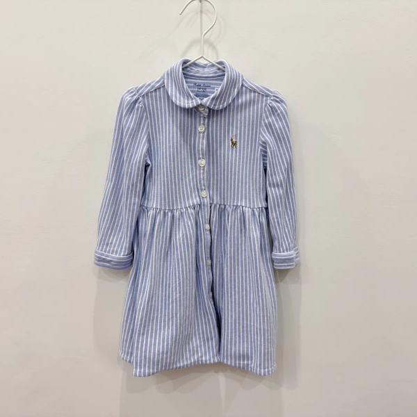 條紋連身裙 image 1 of 0