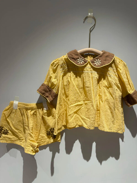 SS24 Nina short set(Swiss dot straw) image 1 of 0
