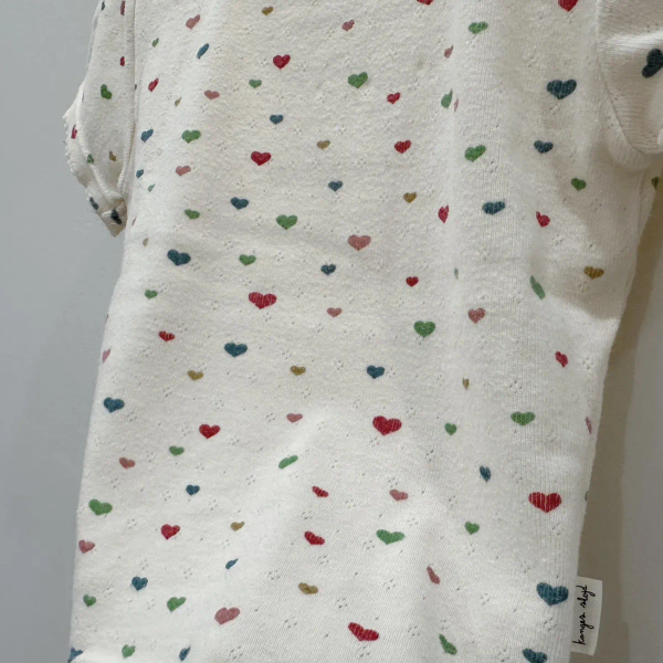 短袖包屁衣 - Multi Hearts image 1 of 0