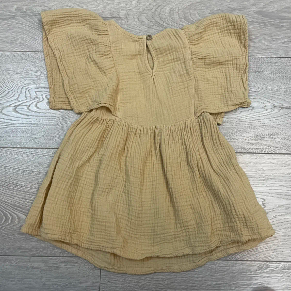蝴蝶寬袖棉紗洋裝 image 1 of 0